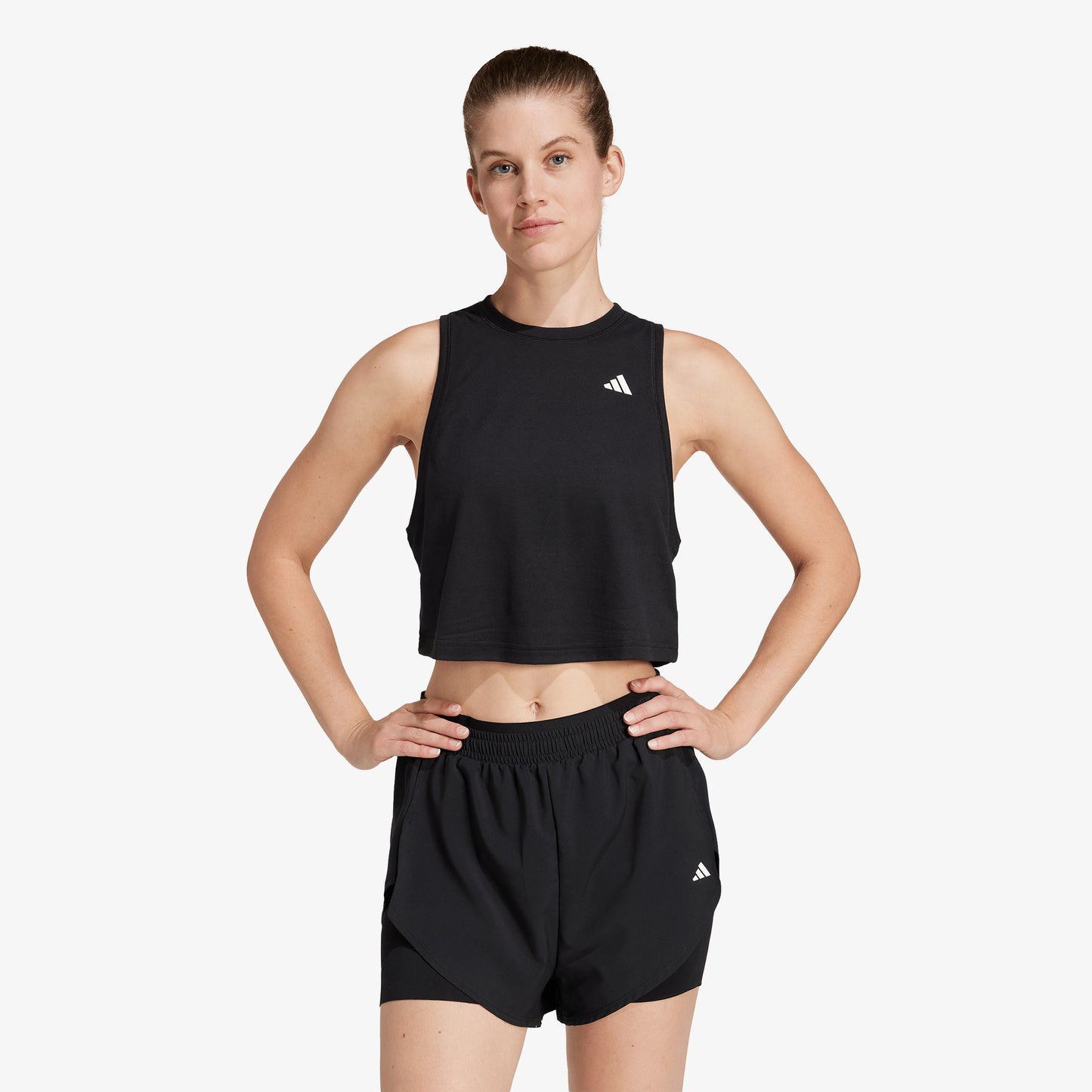 Camisilla Esqueleto Adidas We Tank Essentials Boxy Mujer Negro