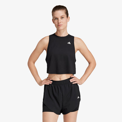 Camisilla Esqueleto Adidas We Tank Essentials Boxy Mujer Negro