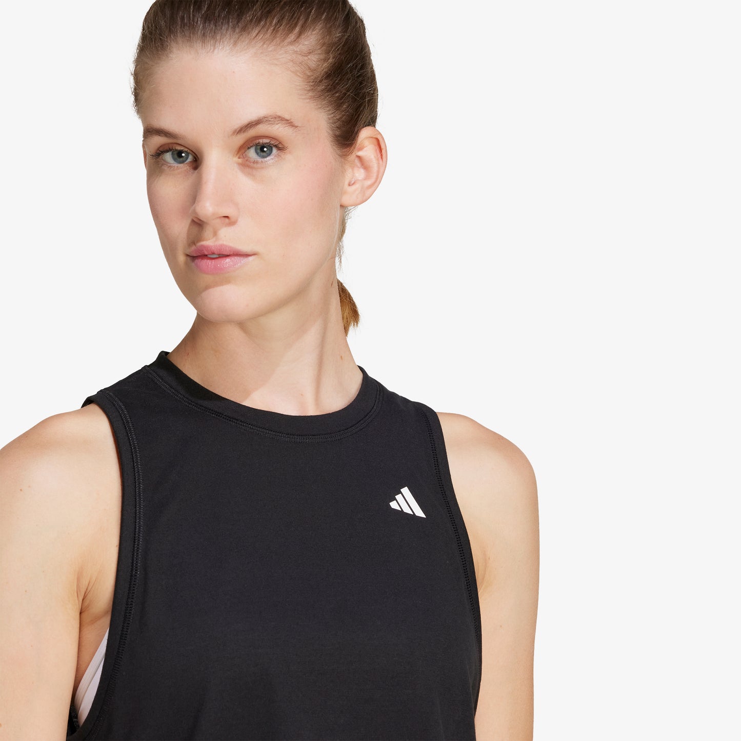 Camisilla Esqueleto Adidas We Tank Essentials Boxy Mujer Negro