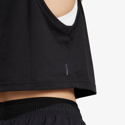Camisilla Esqueleto Adidas We Tank Essentials Boxy Mujer Negro