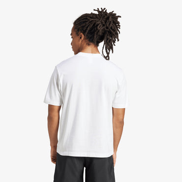 Camiseta Adidas Essentials Small Logo Hombre Blanco