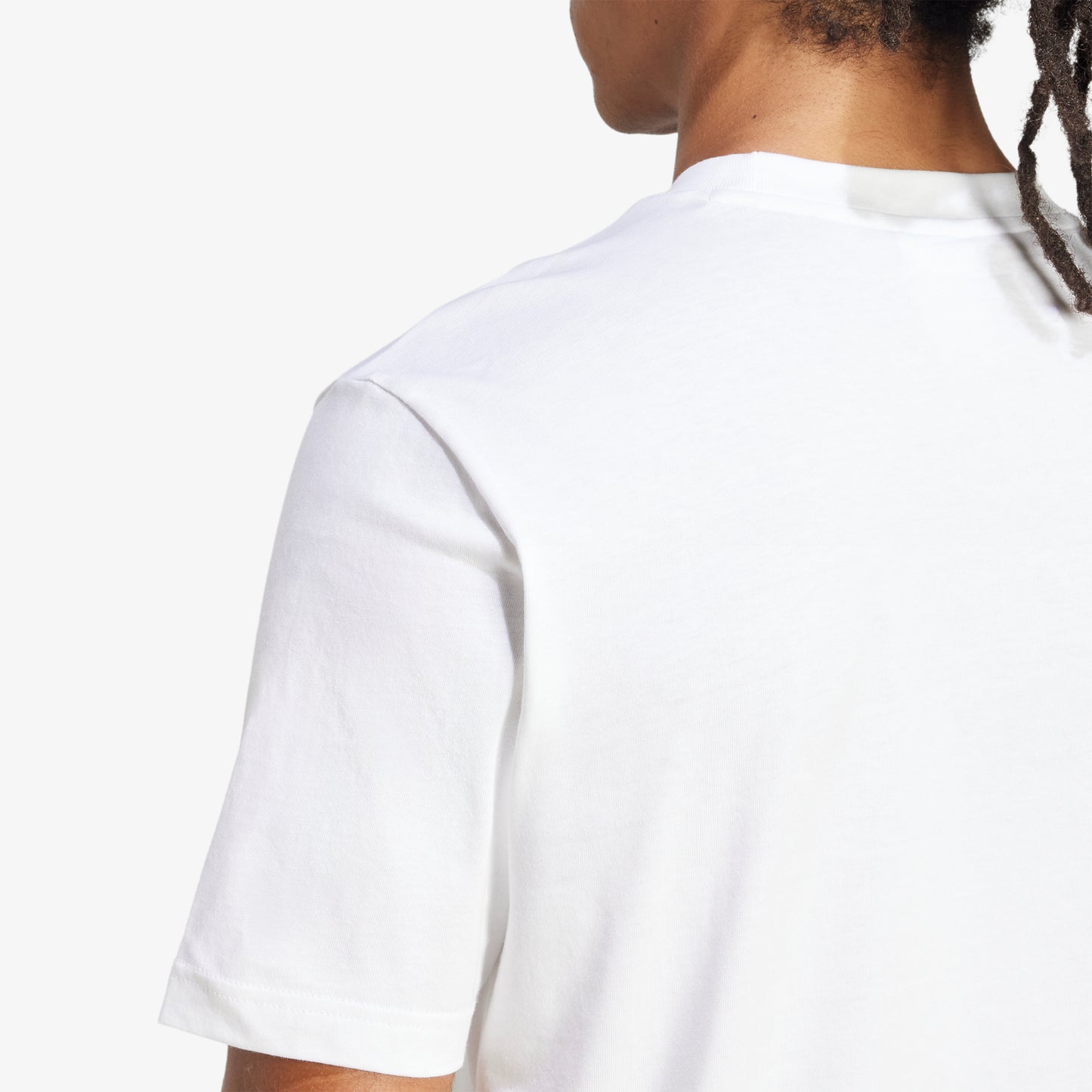 Camiseta Adidas Essentials Small Logo Hombre Blanco