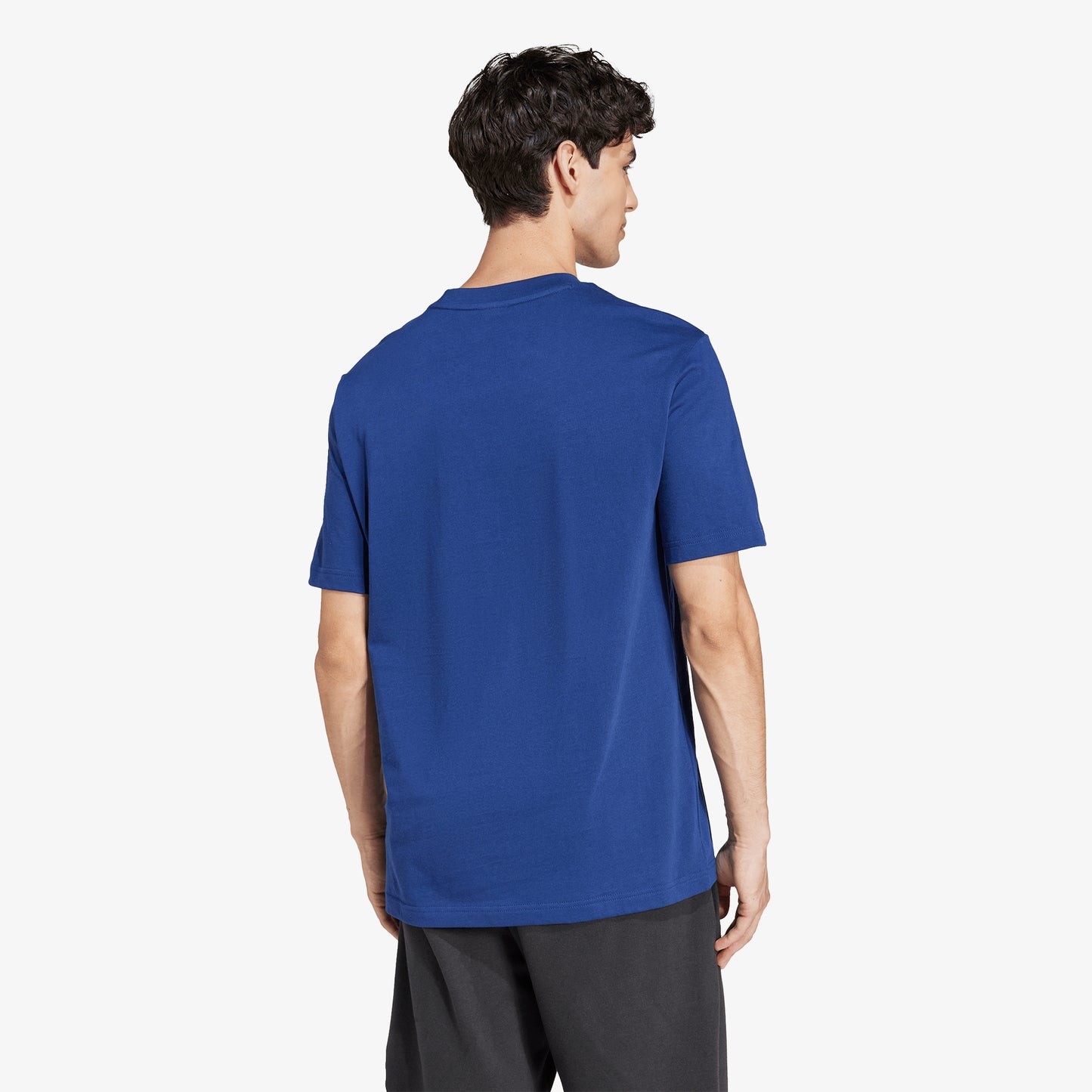Camiseta Adidas Essentials Small Logo Hombre Azul