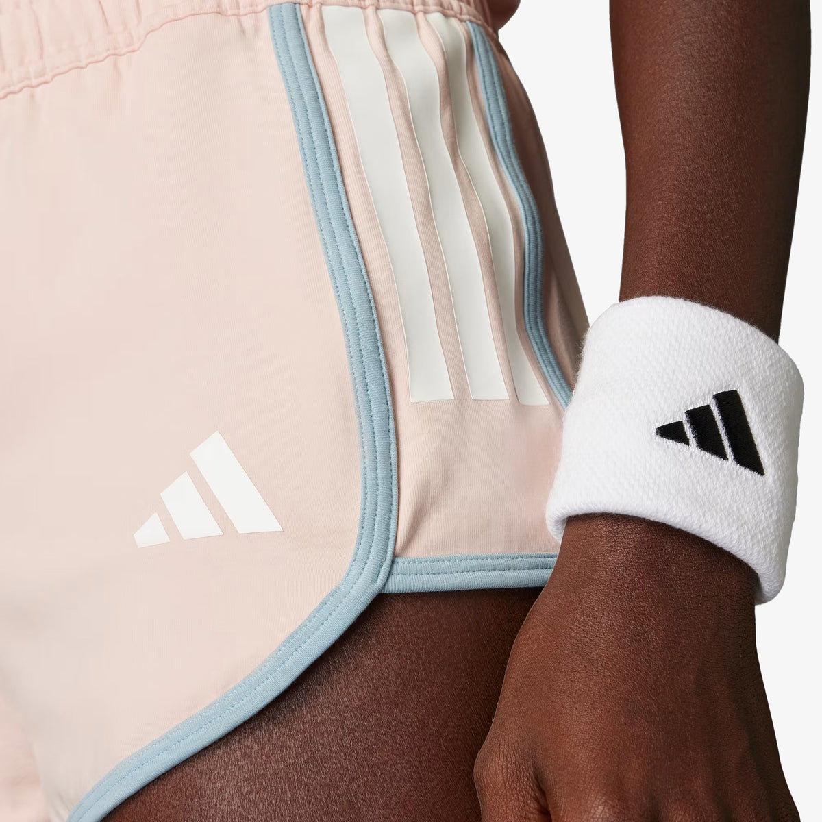 Short Adidas Tiro Cut 3 Franjas Mujer Rosa