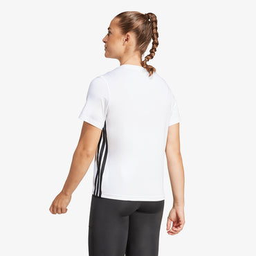 Camiseta Adidas Essentials 3 Tiras Mujer Blanco