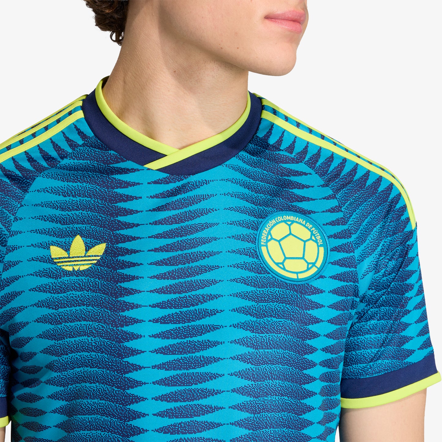 Camiseta Adidas Visitante Selección Colombia 26 Hombre Azul