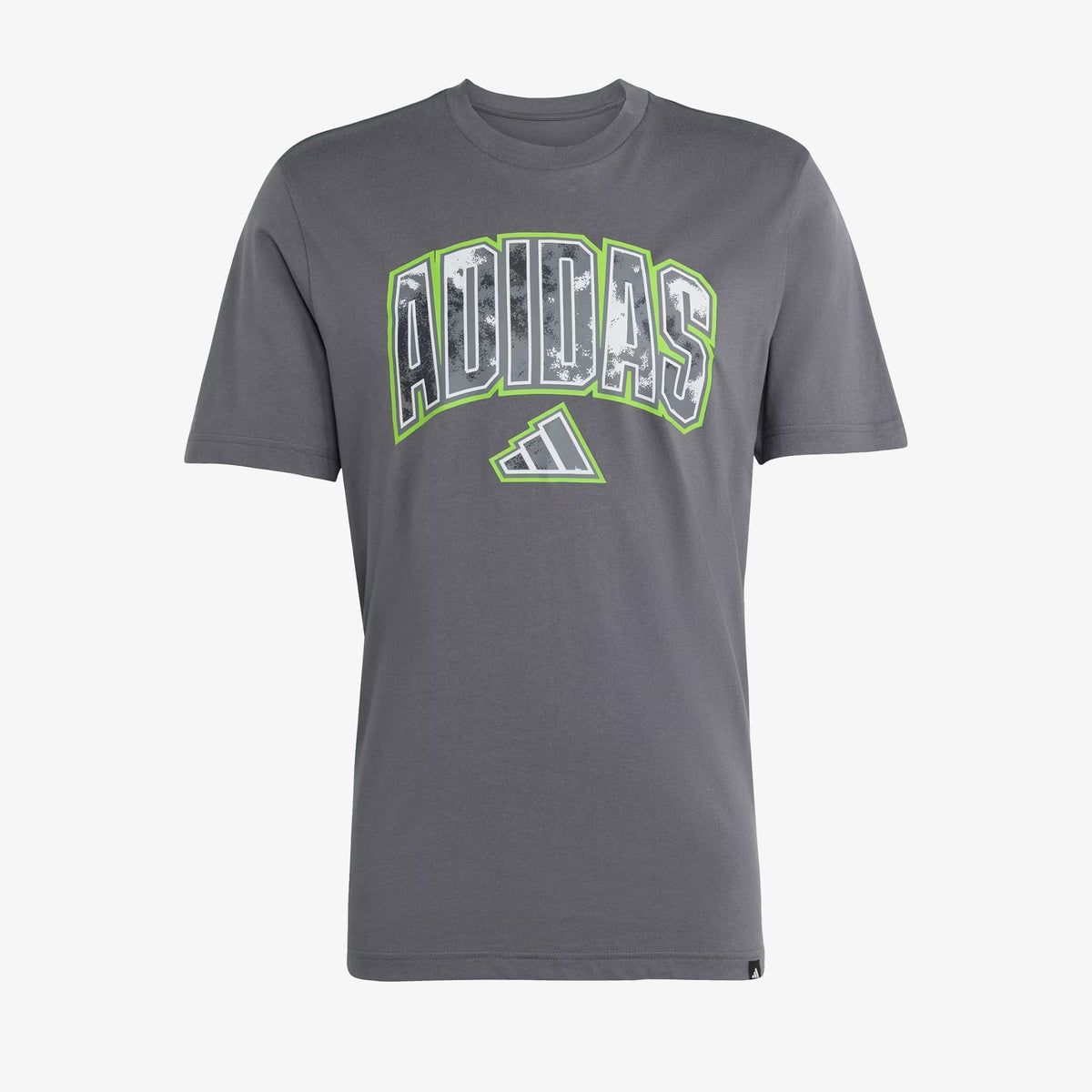 Camiseta Adidas Graphic Script Camuflaje Hombre Gris