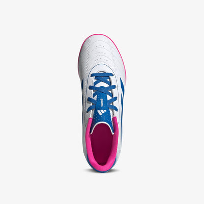 Guayos Sintetica Adidas Goletto IX Unisex Blanco Azul Fucsia