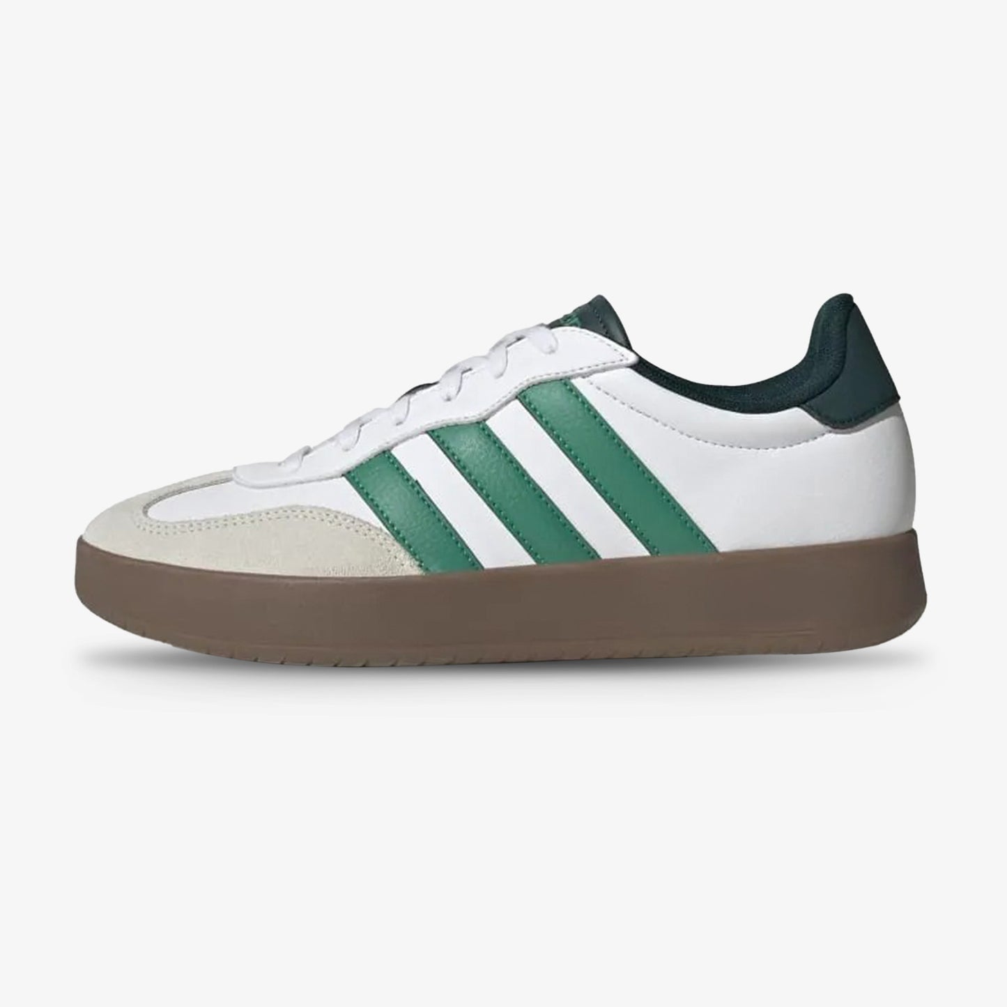 Tenis Adidas Barreda Hombre Blanco Verde Gamuza