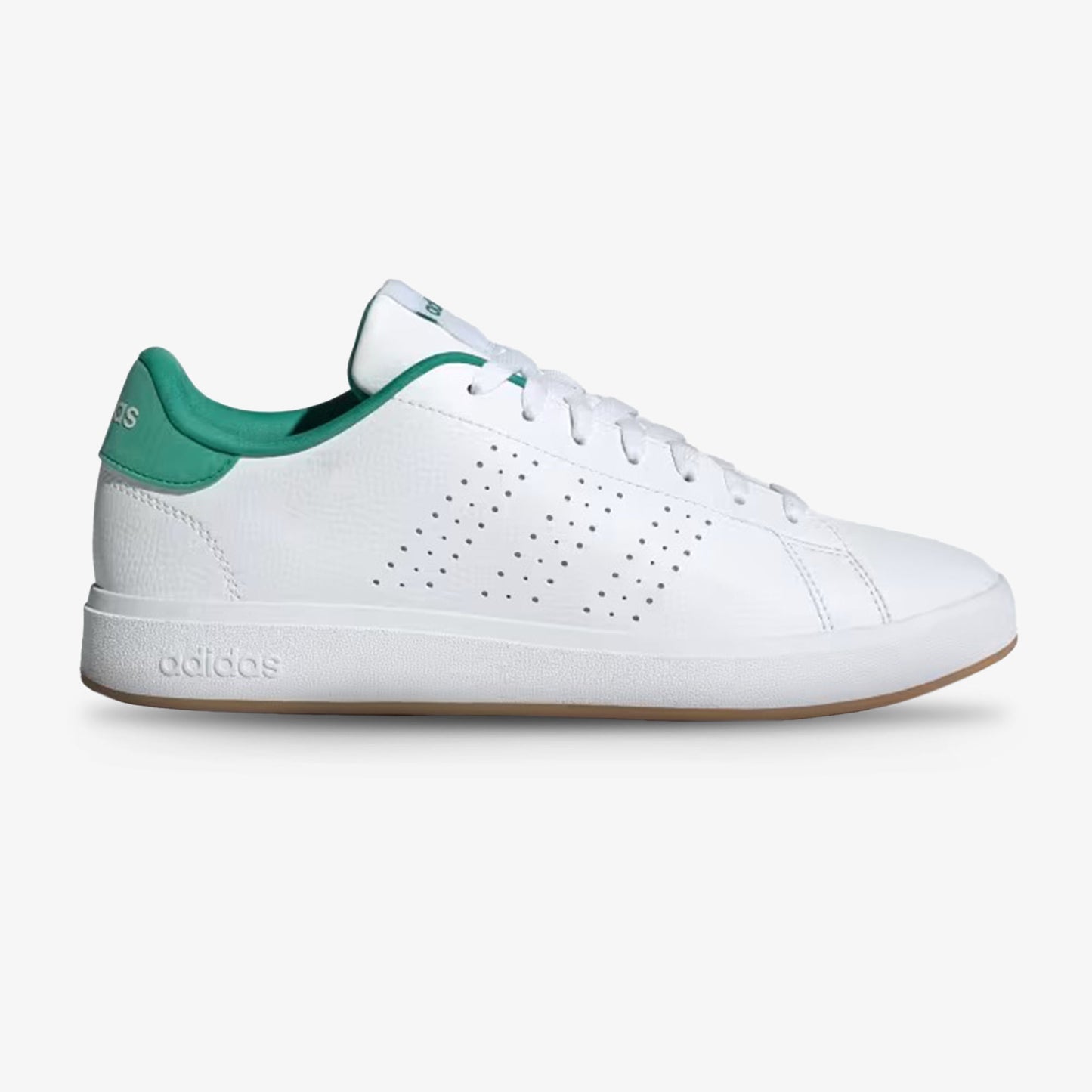 Tenis Adidas Advantage Base 2 Hombre Blanco Verde