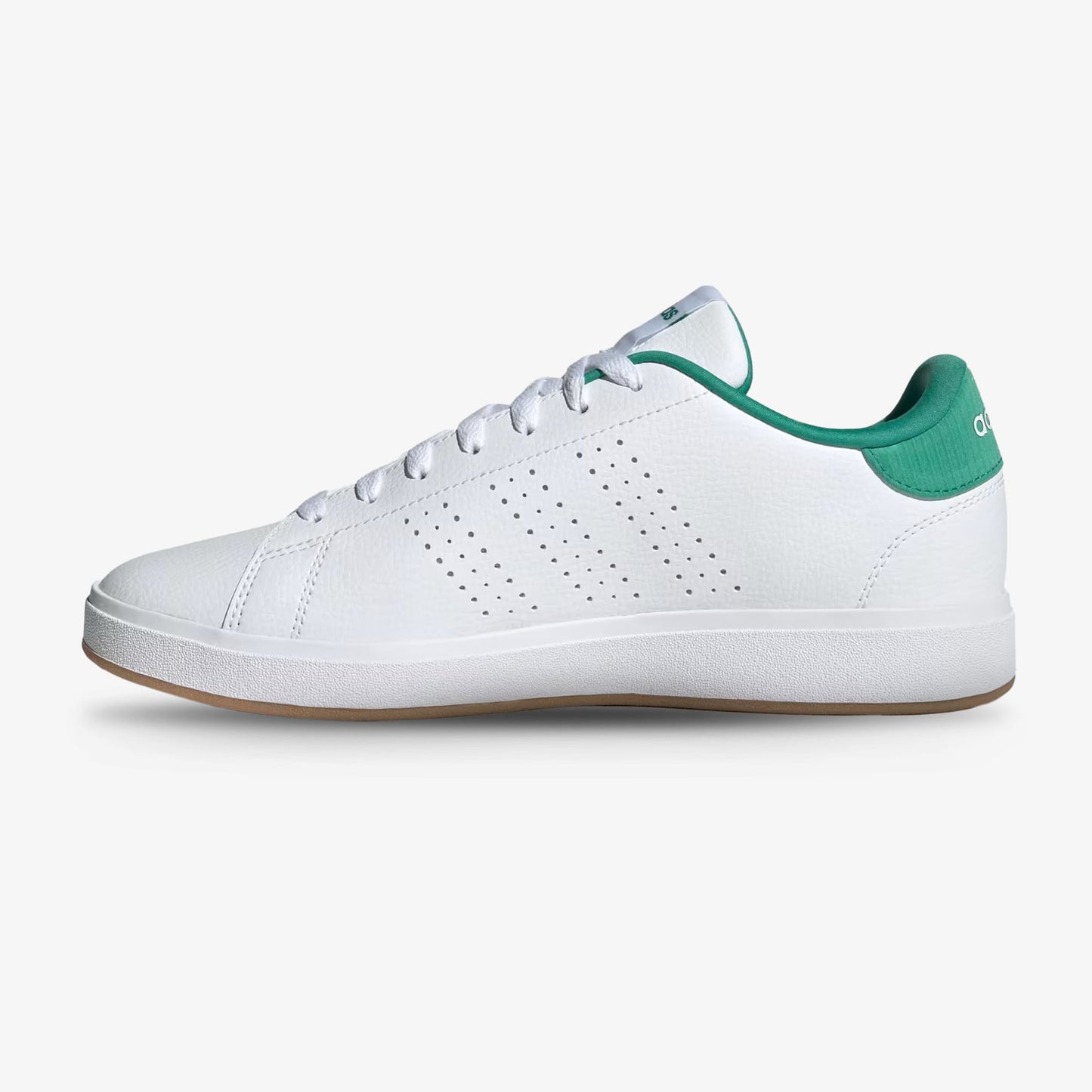Tenis Adidas Advantage Base 2 Hombre Blanco Verde