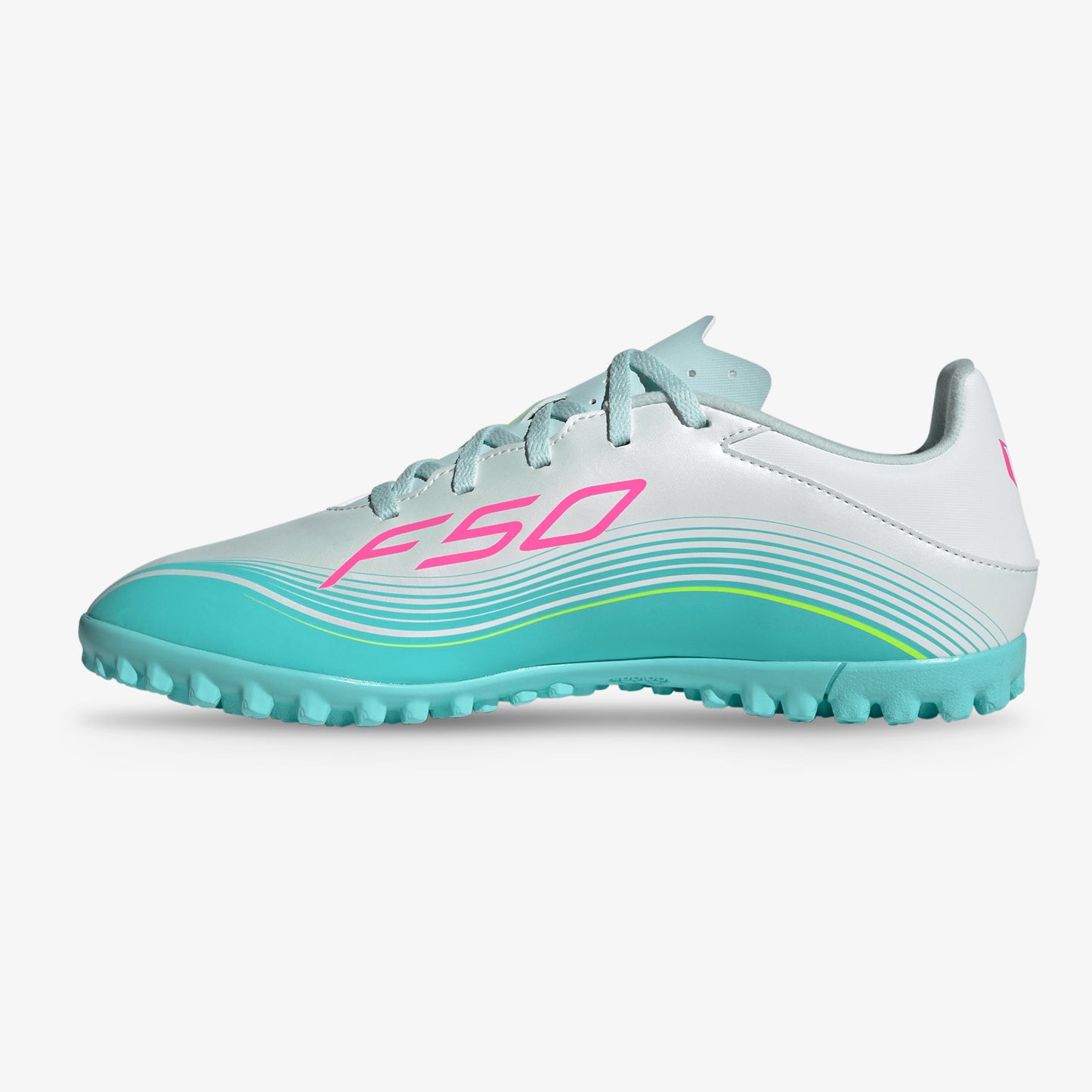 Guayos Sintética Adidas F50 Messi Unisex Plateado Azul