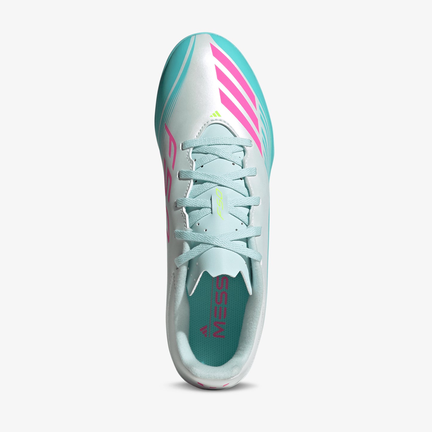 Guayos Sintética Adidas F50 Messi Unisex Plateado Azul