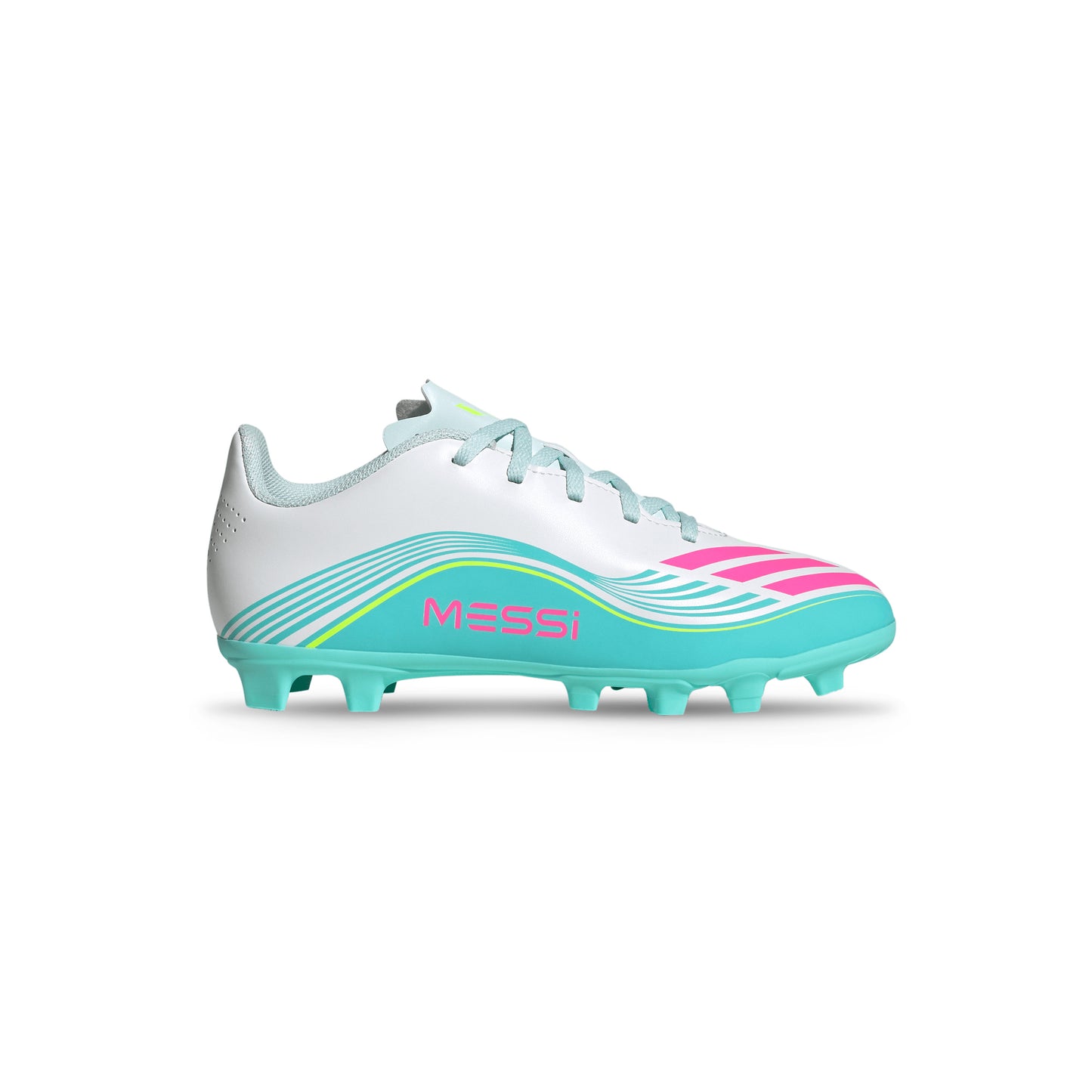Guayos Adidas F50 Messi Kids Plateado Azul
