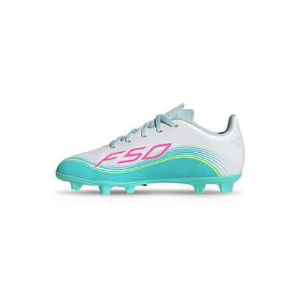 Guayos Adidas F50 Messi Kids Plateado Azul