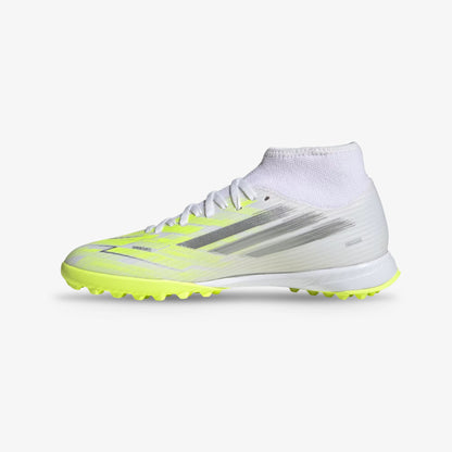 Guayos Sintética Adidas F50 Spark Fusion Club Mujer Blanco Amarillo
