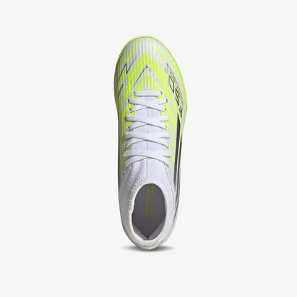 Guayos Sintética Adidas F50 Spark Fusion Club Mujer Blanco Amarillo