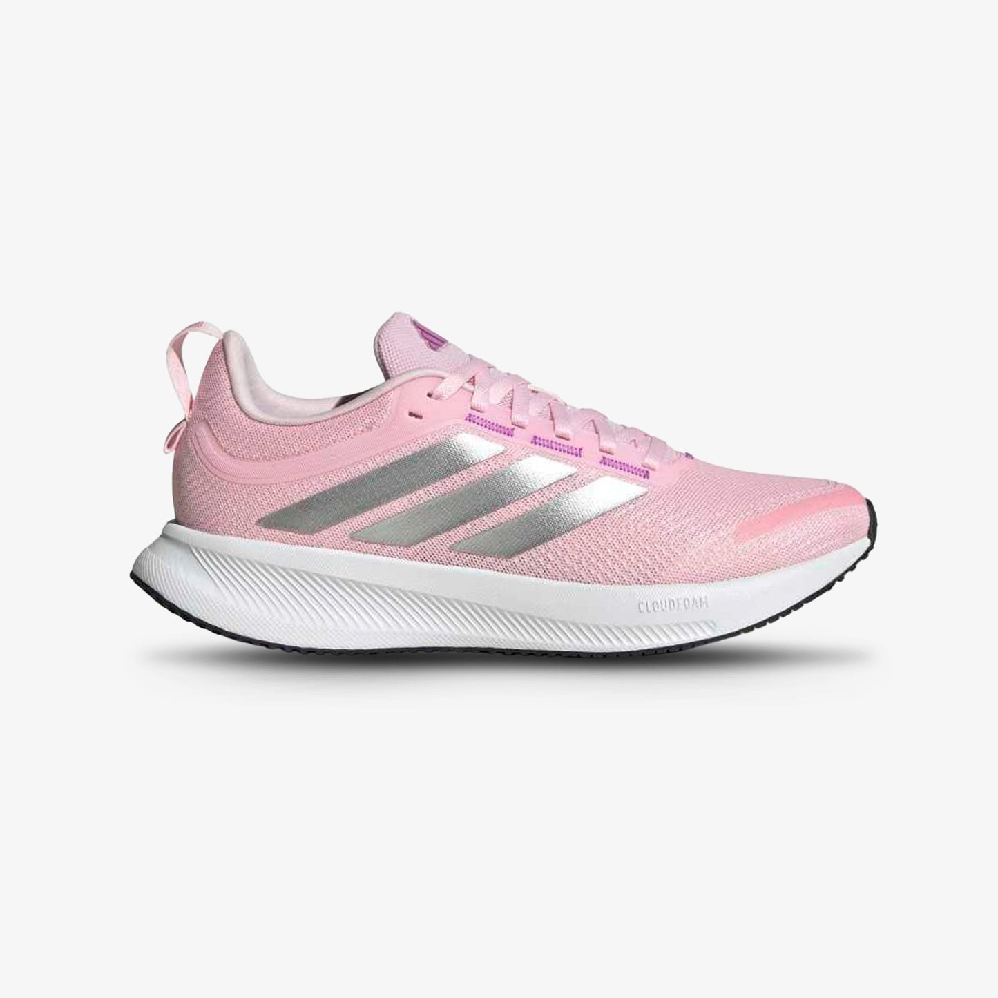 Tenis Adidas Runfalcon 5 Mujer Rosado Plateado