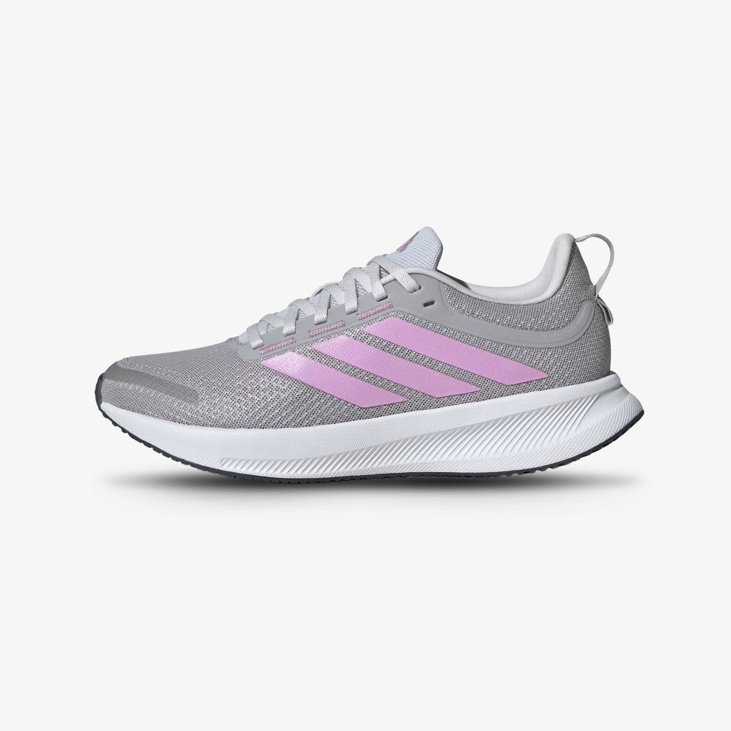Tenis Adidas Runfalcon 5 Mujer Gris Rosa