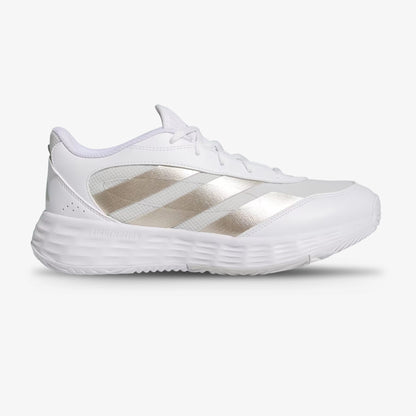 Tenis Adidas Gamechaser Hombre Blanco Dorado