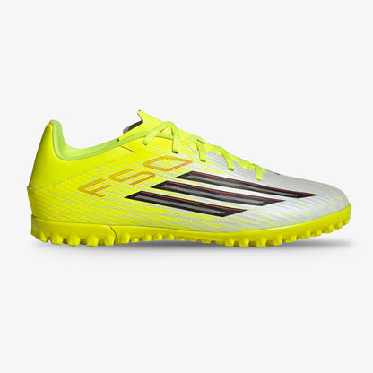Guayos Sintético Adidas F50 Club Unisex Amarillo Plateado