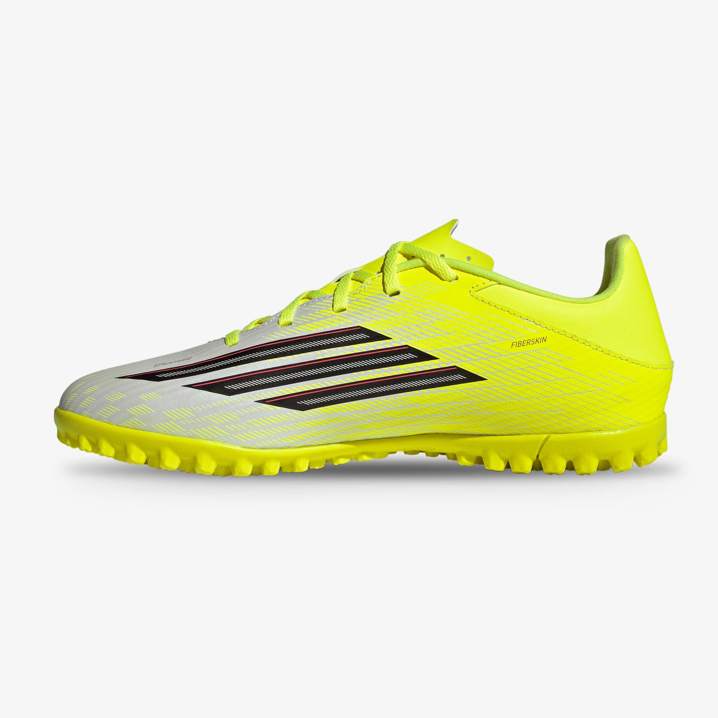 Guayos Sintético Adidas F50 Club Unisex Amarillo Plateado