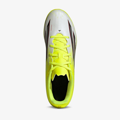 Guayos Sintético Adidas F50 Club Unisex Amarillo Plateado