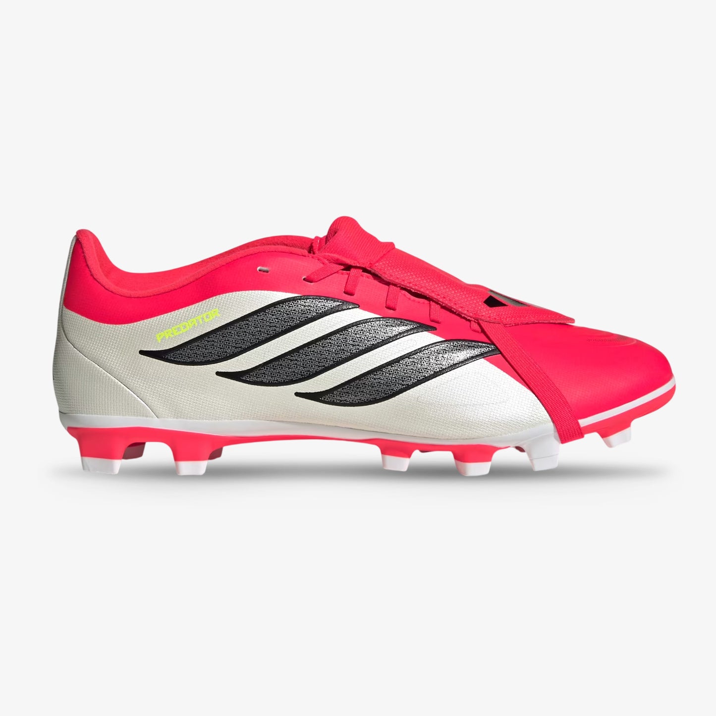 Guayos Adidas Predator Club Lengüeta Plegable Unisex Rojo Blanco