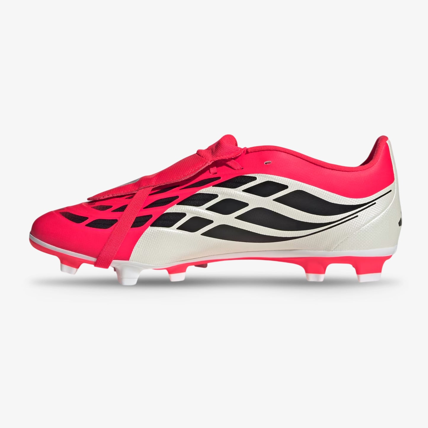 Guayos Adidas Predator Club Lengüeta Plegable Unisex Rojo Blanco