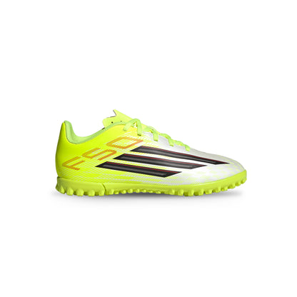 Guayos Sintético Adidas F50 Club Kids Amarillo Plateado