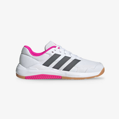 Tenis Adidas Dropset Base Mujer Blanco Rosado