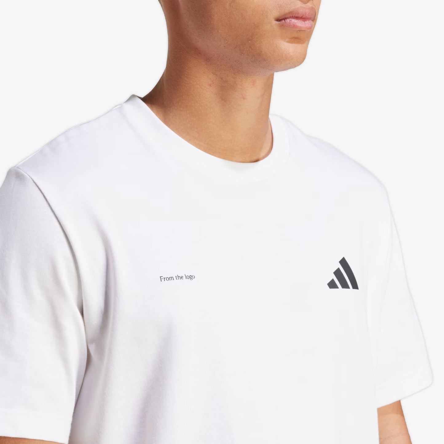 Camiseta Adidas Lens Power Hombre Blanco
