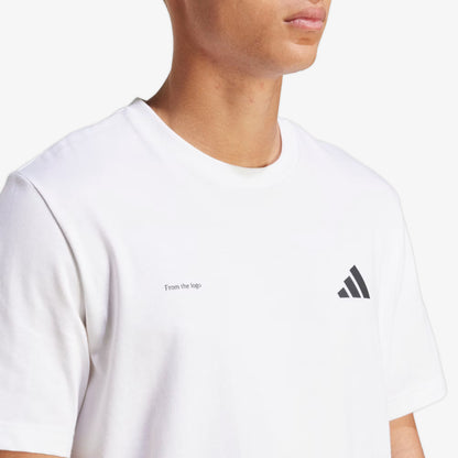 Camiseta Adidas Lens Power Hombre Blanco