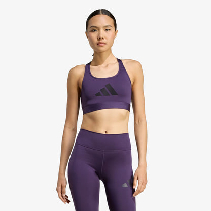 Top Adidas Powerreact Big Logo Mujer Morado