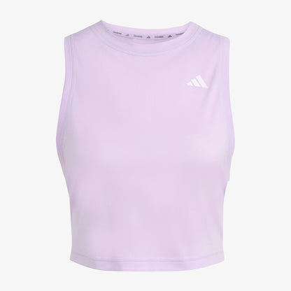 Camiseta Esqueleto Adidas Training Essentials Boxy Mujer Morado