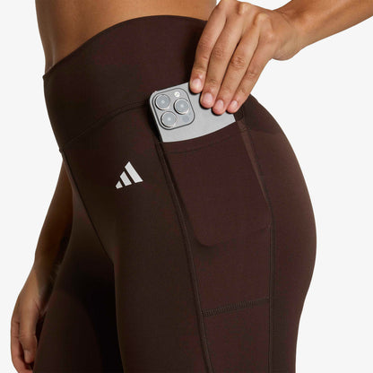 Licra Larga Adidas Optime Essentials Mujer Café
