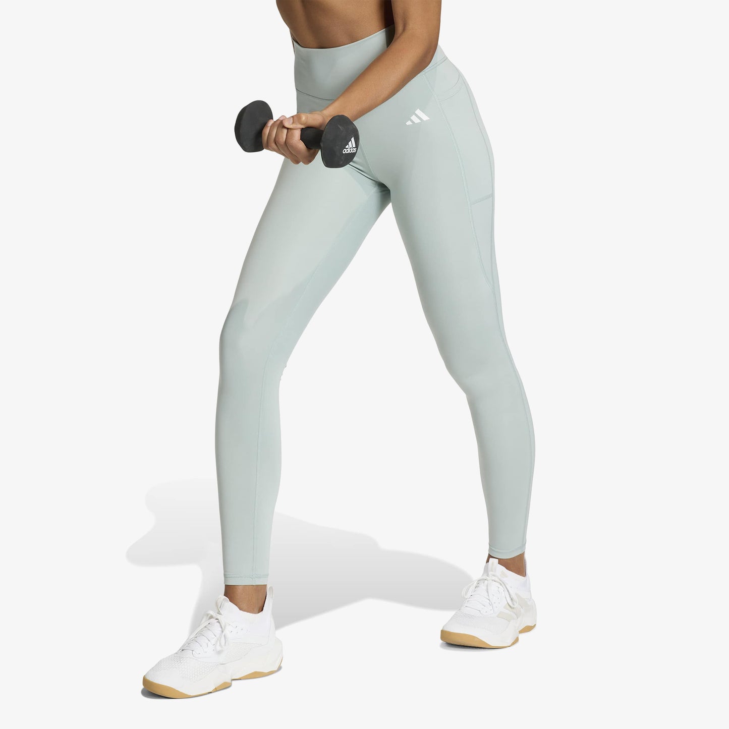 Licra Larga Adidas Optime Essentials Mujer Verde