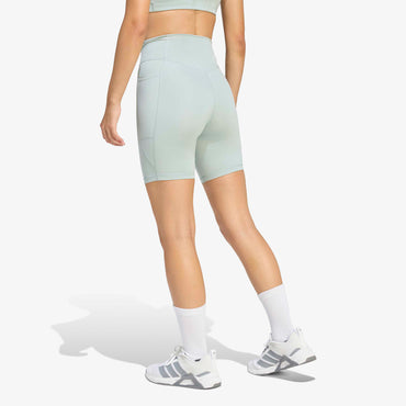 Licra Corta Adidas Optime Essentials Stash Mujer