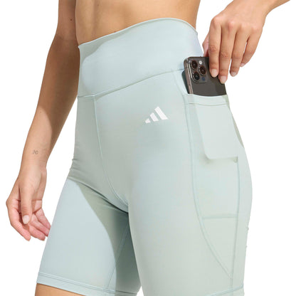 Licra Corta Adidas Optime Essentials Stash Mujer