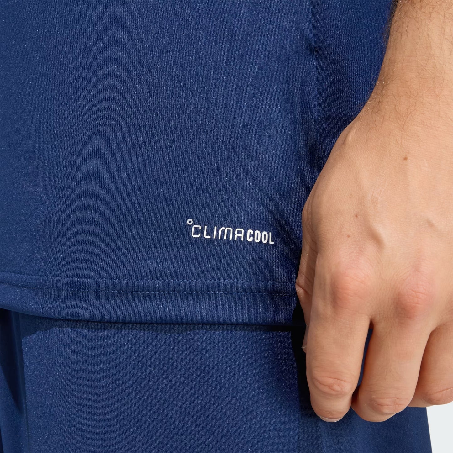 Camiseta Adidas Entrada 26 Hombre Azul Blanco