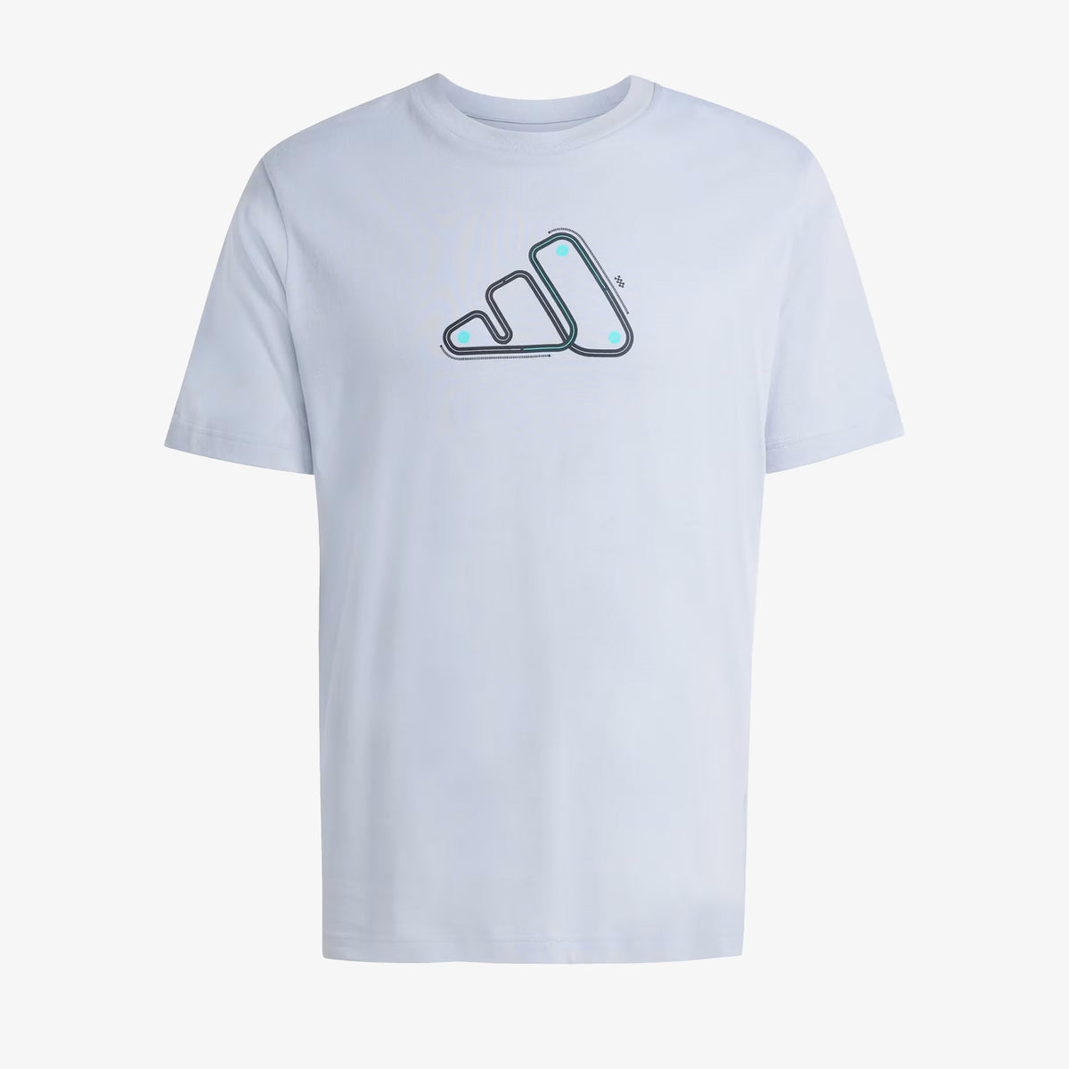 Camiseta Adidas Graphic Motorsport Track Hombre Gris