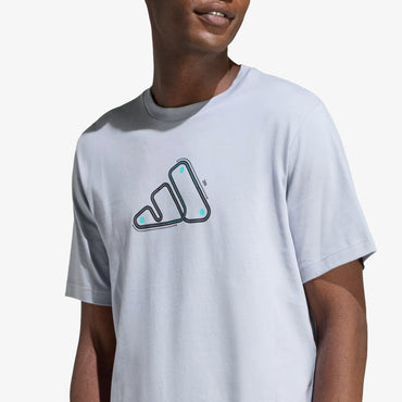 Camiseta Adidas Graphic Motorsport Track Hombre Gris