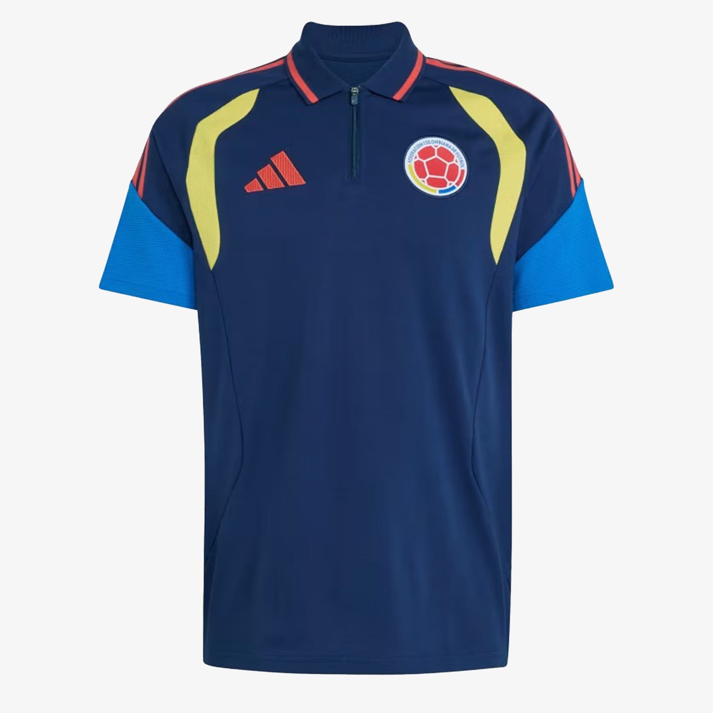 Camiseta Polo Adidas Selección Colombia 26 Hombre Azul