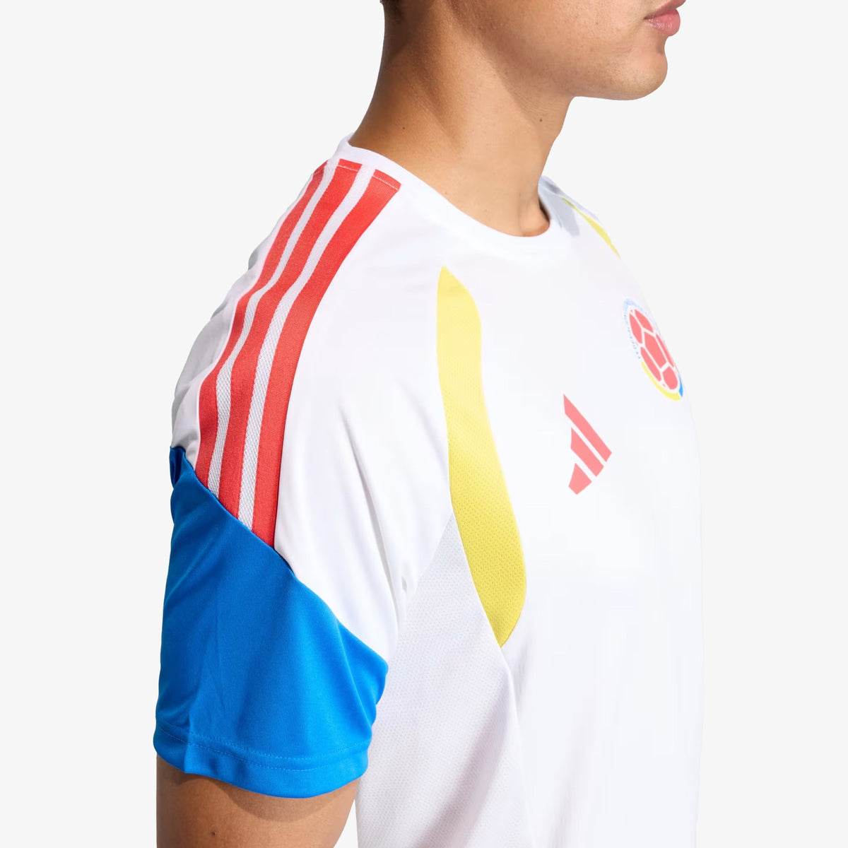 Camiseta Adidas Colombia 26 Hombre Blanco