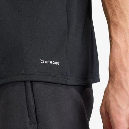 Camiseta Polo Adidas Entrada26 Hombre Negro