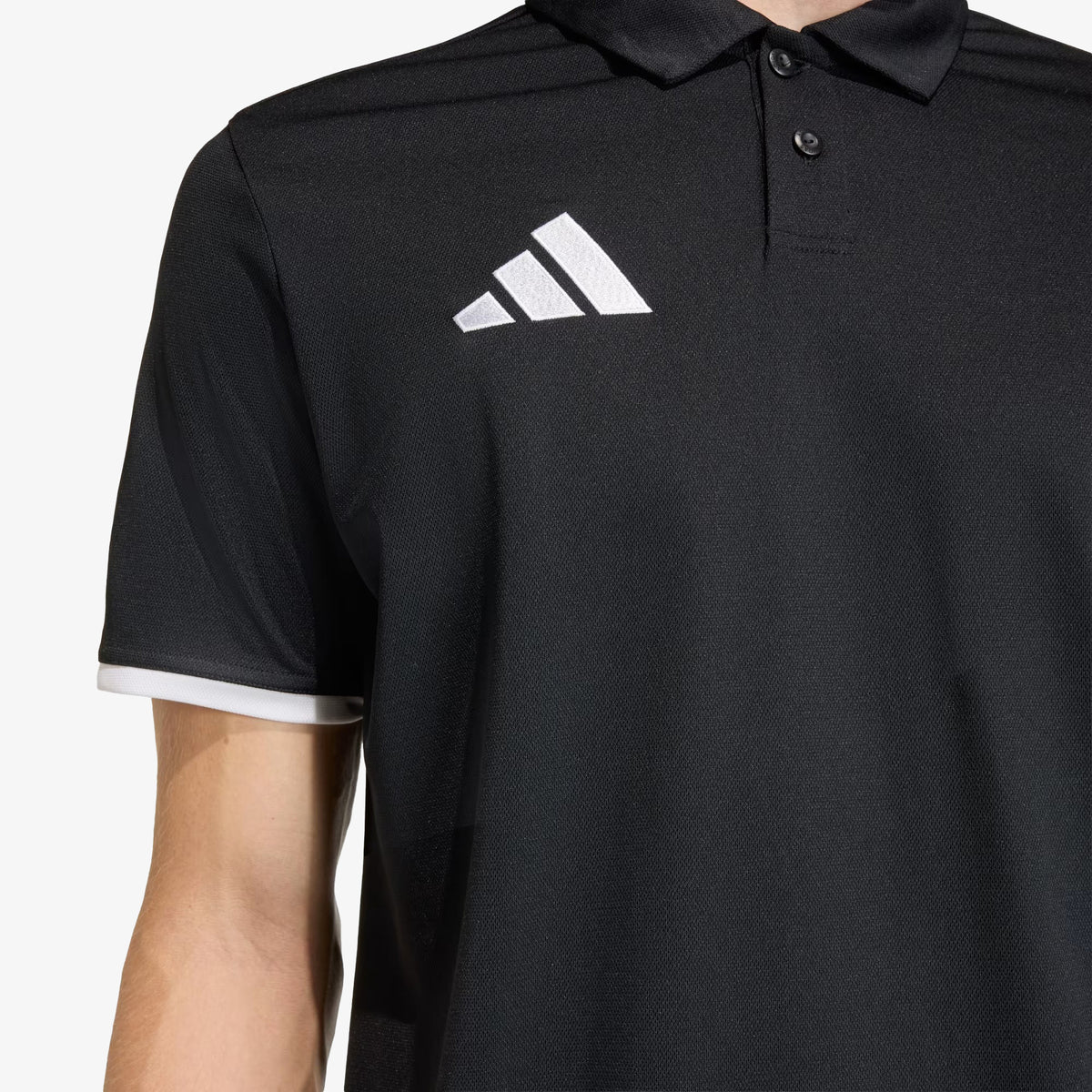 Camiseta Polo Adidas Entrada26 Hombre Negro