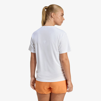 Camiseta Adidas Running Adi365 Essentials Mujer Blanco