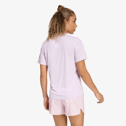 Camiseta Adidas Running Essentials Brand Love Mujer Lila
