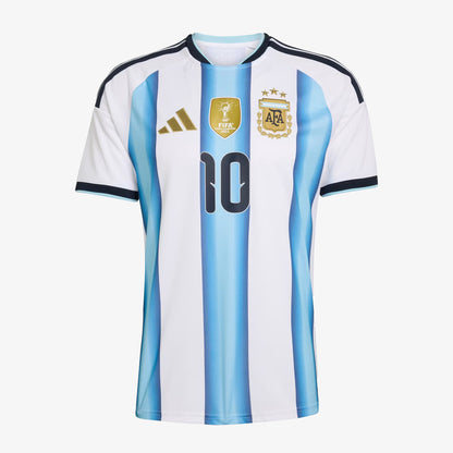 Camiseta Adidas Argentina 26 Hombre Blanco Azul