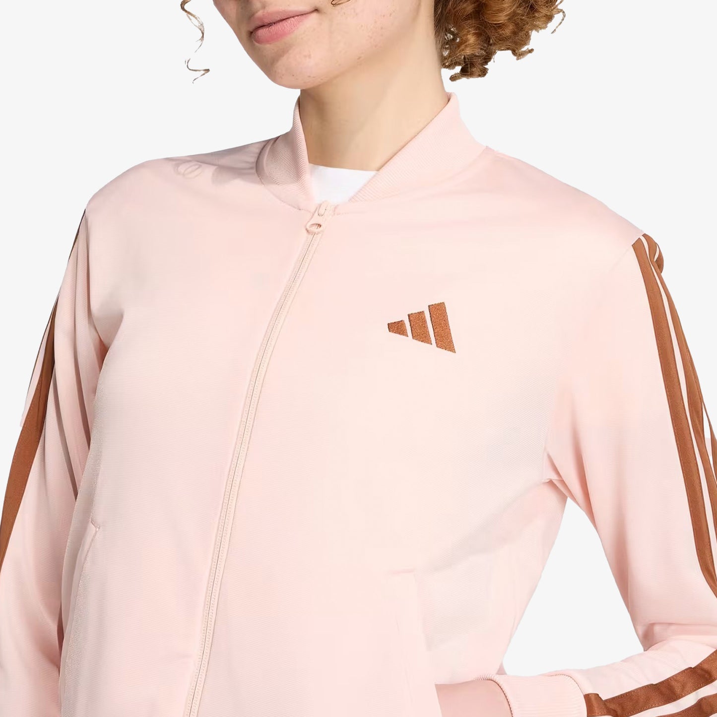 Chaqueta Adidas Essentials Mujer Rosado